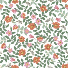 Rose &amp; Cream Primrose Peel and Stick Wallpaper