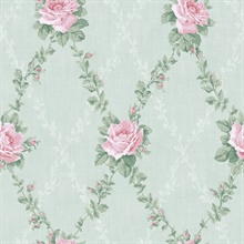 Rose Lattice Floral