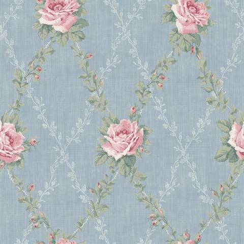 Rose Lattice Floral