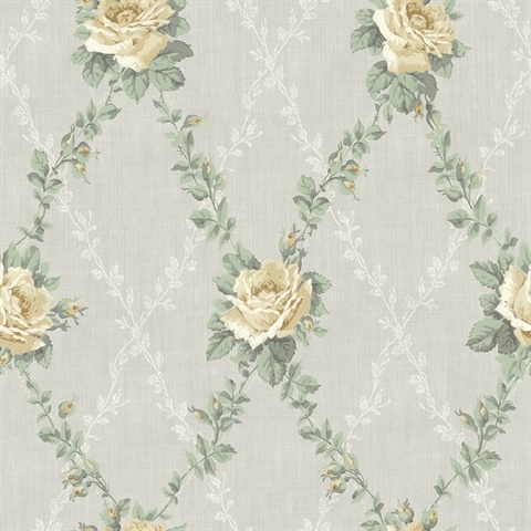 Rose Lattice Floral