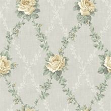 Rose Lattice Floral