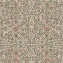 Rosenvinge Light Brown Ironworks Wallpaper