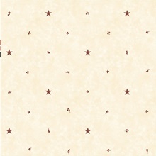 Ross Rose Star Sprig Toss Wallpaper