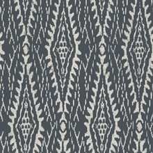 Rousseau Paperweave Charcoal Ikat Diamond Wallpaper