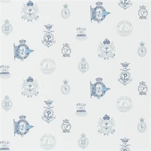 Rowthorne Crest Dark Blue Ralph Lauren Wallpaper