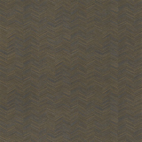 Royal Blue Textured Chevron Wallpaper