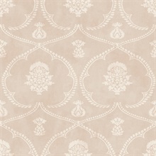 Royal Damask Blush Wallpaper
