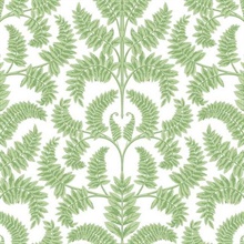 Royal Fern Green Damask Wallpaper