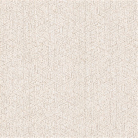 Rune Basswood Modern Geometric Diamond Wallpaper