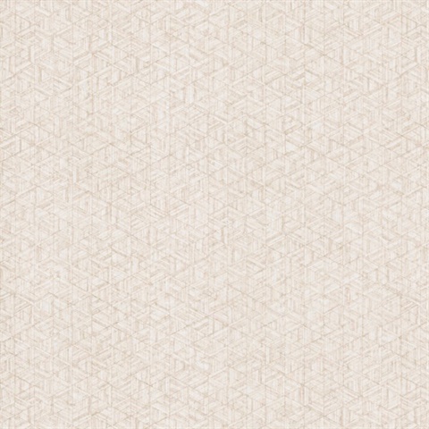 Rune Basswood Modern Geometric Diamond Wallpaper