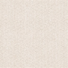 Rune Basswood Modern Geometric Diamond Wallpaper