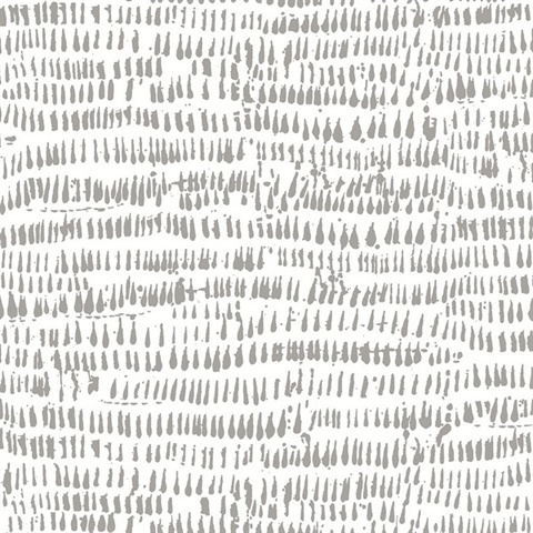Runes Taupe Brushstrokes Wallpaper