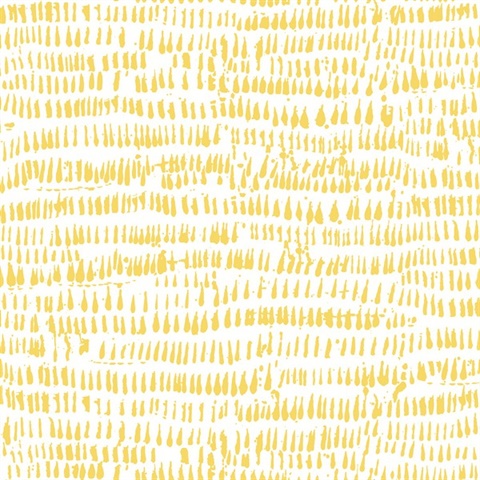 Runes Yellow Brushstrokes Wallpaper