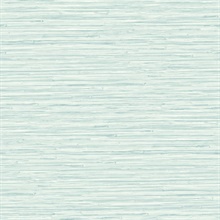 Rushmore Aqua Faux Textured Grasscloth Wallpaper