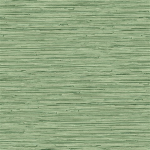 Rushmore Green Faux Textured Grasscloth Wallpaper