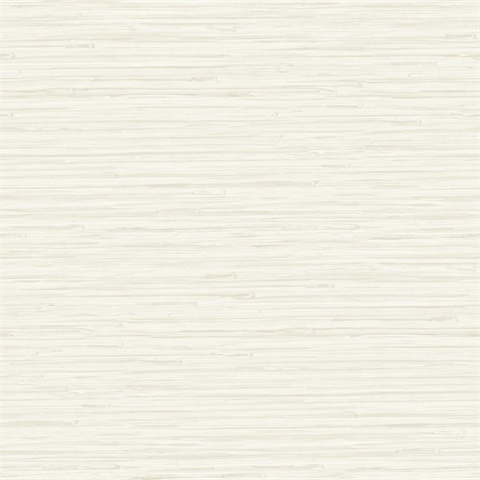Rushmore Ivory Faux Textured Grasscloth Wallpaper