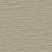 Rushmore Light Brown Faux Textured Grasscloth Wallpaper