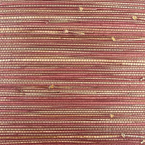 Rust Wallquest BX10009 Grasscloth Wallpaper