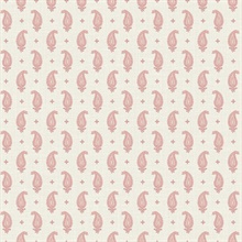 Rustic Rouge Maia Paisley Wallpaper