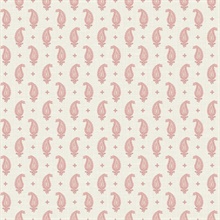 Rustic Rouge Maia Paisley Wallpaper