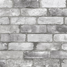 Rustin Grey Reclaimed Bricks Wallpaper