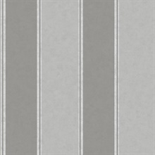 Rydia Grey Stripe Wallpaper