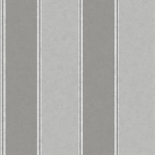 Rydia Grey Stripe Wallpaper