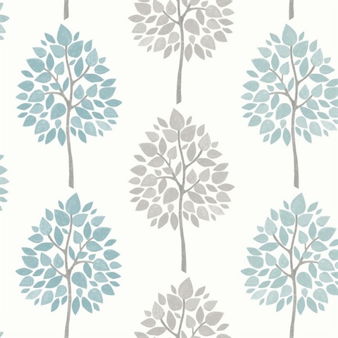 Saar Aqua Tree Wallpaper