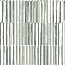 Sabah Slate Vertical Stripe Textured Wallpaper