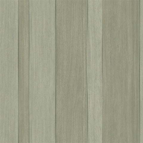 Sage Radnor Faux Wood Plank Wallpaper