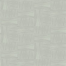 Sage Wicker Dot Geometric Rectangular Wallpaper
