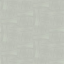 Sage Wicker Dot Geometric Rectangular Wallpaper