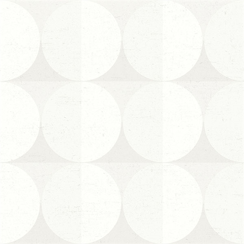 Sahara Moon Light Grey Geometric Wallpaper