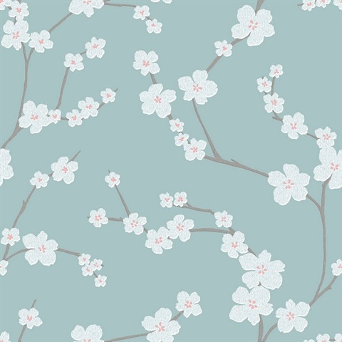 Sakura Turquoise Floral