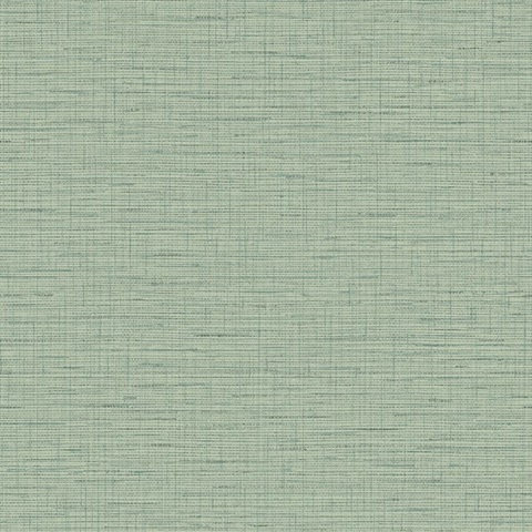 Salamander Light Green Textured Crosstitch Woven Wallpaper