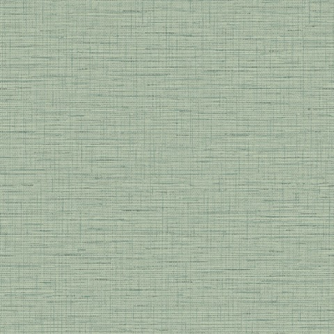 Salamander Light Green Textured Crosstitch Woven Wallpaper