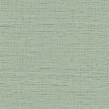 Salamander Light Green Textured Crosstitch Woven Wallpaper