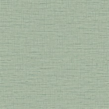 Salamander Light Green Textured Crosstitch Woven Wallpaper