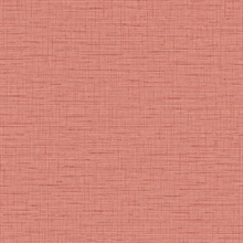 Salamander Red Textured Crosstitch Woven Wallpaper