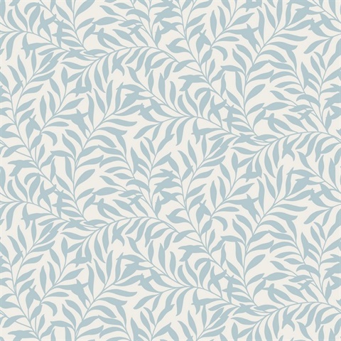 Salix Light Blue Leaf Wallpaper
