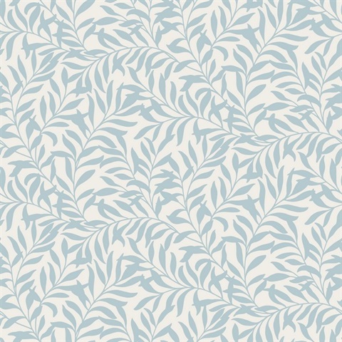 Salix Light Blue Leaf Wallpaper