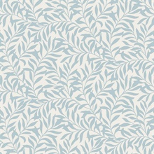 Salix Light Blue Leaf Wallpaper