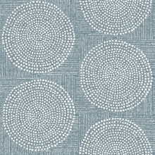 Salma Denim Medallion Wallpaper