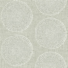 Salma Sage Medallion Wallpaper