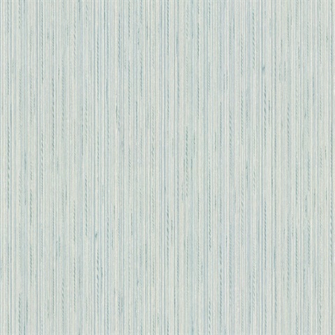 Salois Turquoise Vertical Stria Textured Wallpaper