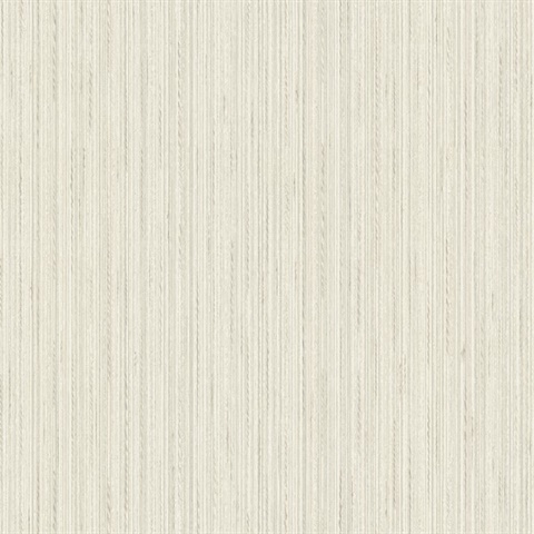Salois White Vertical Stria Textured Wallpaper