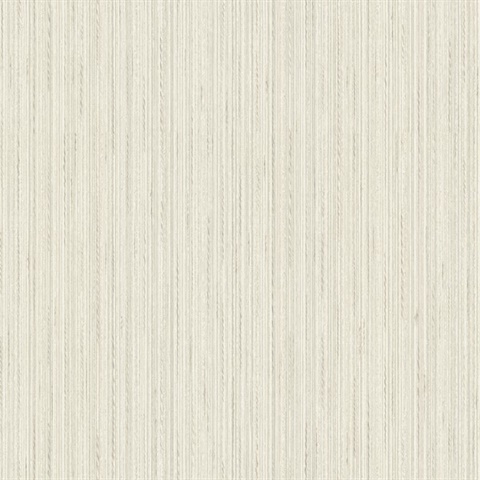 Salois White Vertical Stria Textured Wallpaper