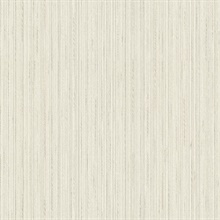 Salois White Vertical Stria Textured Wallpaper