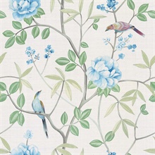 Salters Azula Natural Grasscloth Wallpaper