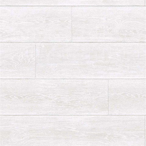 Saltine Horizontal Textured Wood Planks Wallpaper